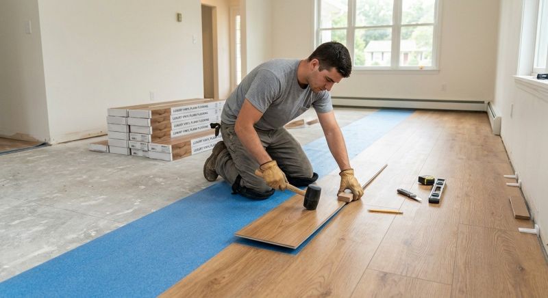 Lvt Flooring Installation in Aberdeen, MD